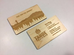 Деревянные визитки